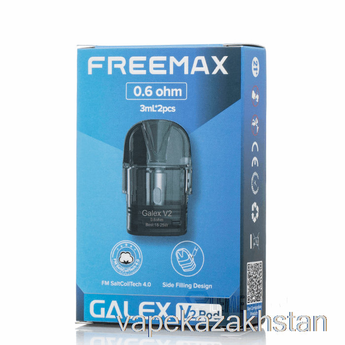 Vape Smoke Freemax Galex V2 Replacement Pods 0.6ohm Galex V2 Pods